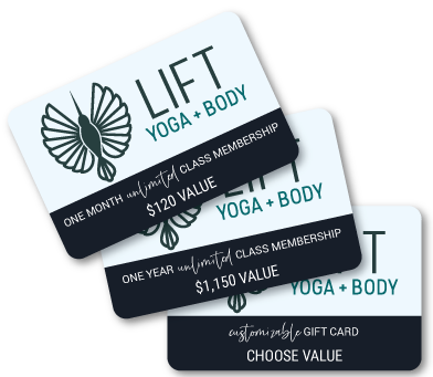 Lift Yoga Gift Cards